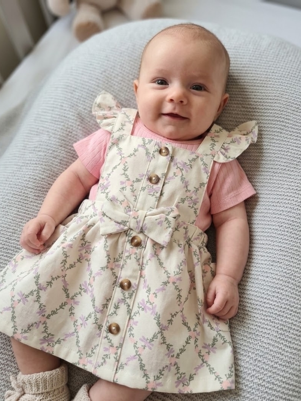 Pink Floral Dress